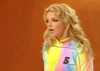 Artiesten Britney spears Gifs glimlachen muziekvideo hair flip oops popster 