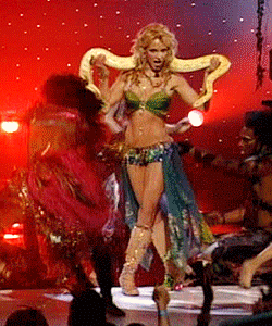 Britney Spears GIF. Artiesten Britney spears Gifs Mtv Vmas Kostuum 