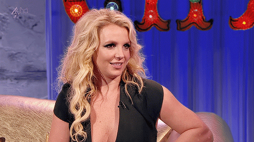 Muziek Artiesten Britney spears Gifs geen hou je mond wees stil 