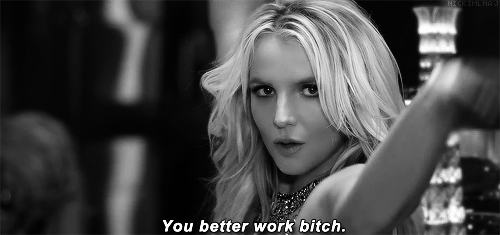 Muziek Dansen Artiesten Britney spears Gifs opgewonden grappig gezicht opwindend vuist pomp 