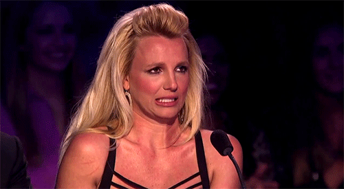 Applaus Artiesten Britney spears Gifs verveeld klappen niet onder de indruk xfactor 