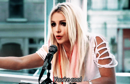 Artiesten Britney spears Britney Gifs glimlachen 