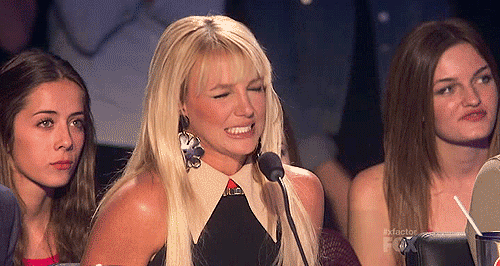 Televisie Artiesten Britney spears Gifs niet onder de indruk niet geamuseerd boeiend xfactor 