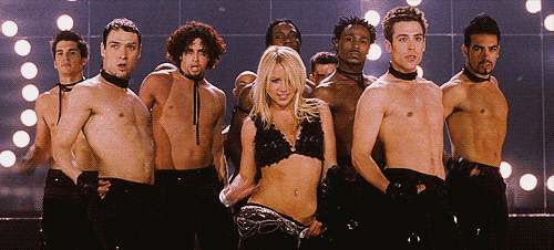 Dansen Artiesten Britney spears Mensen Gifs blond shirtless het zingen abs 