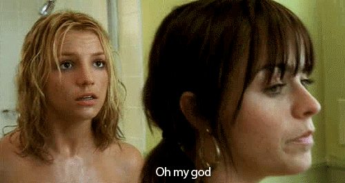 Artiesten Britney spears Gifs glimlach onhandig dichtbij 