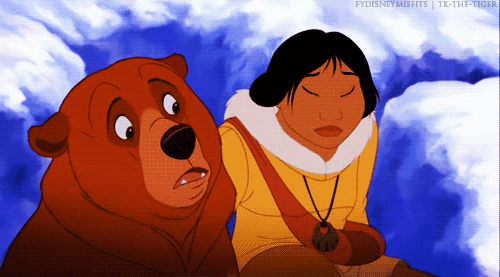 Disney Brother bear Films en series Gifs lachend Kenai Brother Bear 2 nita 