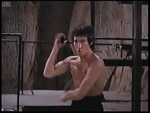 Bruce Lee GIF. Gifs Filmsterren Bruce lee Kung fu Chuck norris 