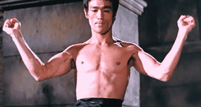 Bruce Lee GIF. Buigen Gifs Filmsterren Bruce lee Aziaat Spieren 