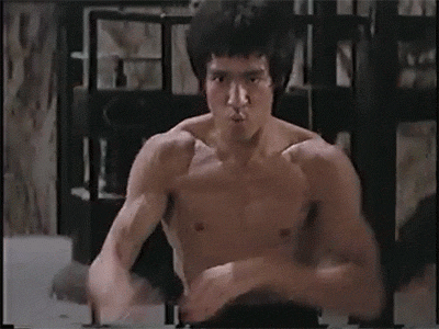 Bruce Lee GIF. Gifs Filmsterren Bruce lee Nunchuku Lee jun fan 