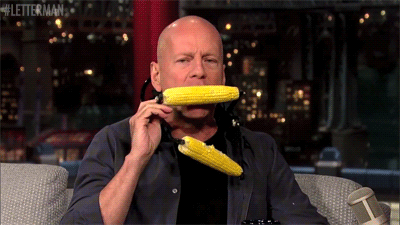 Bruce Willis GIF. Televisie Barbecue Zomer Bruce willis Gifs Filmsterren Komedie Letterman Sin city Ma&iuml;s Sin cit 