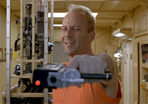 Bruce Willis GIF. Bruce willis Gifs Filmsterren The fifth element 