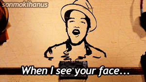 Bruno Mars GIF. Artiesten Bruno mars Gifs 