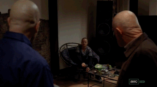 Breaking Bad GIF. Films en series Breaking bad Gifs Filmsterren Bryan cranston Gag reel 