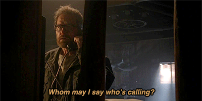 Breaking Bad GIF. Films en series Breaking bad Gifs Filmsterren Bryan cranston Wenk Vragen 