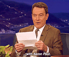 Bryan Cranston GIF. Bioscoop Gifs Filmsterren Bryan cranston Aaron paul 