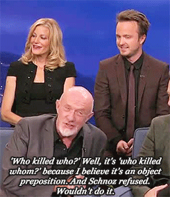 Breaking Bad GIF. Films en series Breaking bad Gifs Filmsterren Bryan cranston Reactie The colbert report 