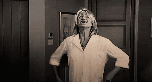 Gifs Filmsterren Cameron diaz reactie the holiday Grrrr 