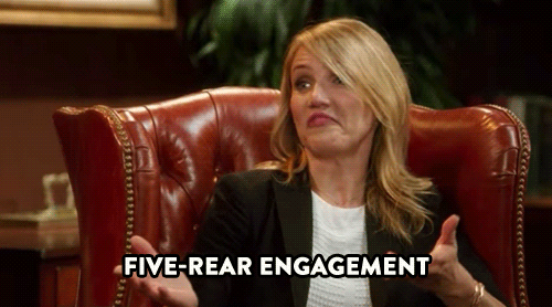 Bad teacher Gifs Filmsterren Cameron diaz crappy cookies bruto cookies 
