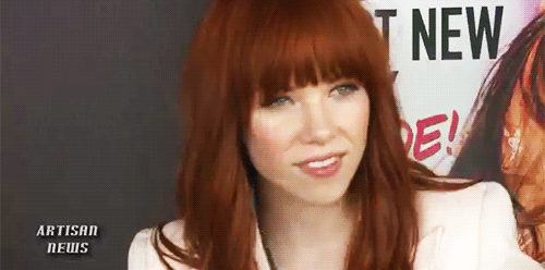 Artiesten Gifs Carly rae jepsen lip beet lieverd meisje 