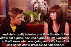 Carly Rae Jepsen GIF. Artiesten Gifs Carly rae jepsen Reactie 
