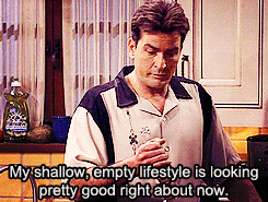 Charlie Sheen GIF. Tv Gifs Filmsterren Charlie sheen 