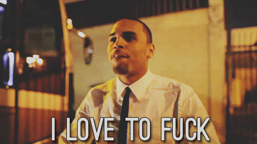 Artiesten Gifs Chris brown luchtig 