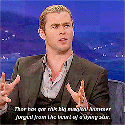 Chris Hemsworth GIF. Thor Gifs Filmsterren Chris hemsworth Thor the dark world 