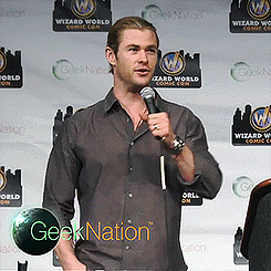Chris Hemsworth GIF. Thor Gifs Filmsterren Chris hemsworth Thor odinson 