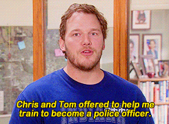 Chris Pratt GIF. Televisie Gifs Filmsterren Chris pratt Parks and recreation Andy dwyer 