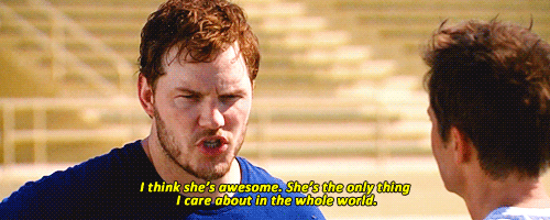 Chris Pratt GIF. Tv Gifs Filmsterren Chris pratt Parks and recreation 