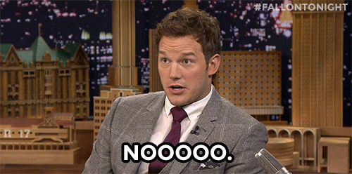 Chris Pratt GIF. Gifs Filmsterren Chris pratt Geen 