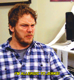 Chris Pratt GIF. Gifs Filmsterren Chris pratt Parks and recreation Andy dwyer Bert macklin 