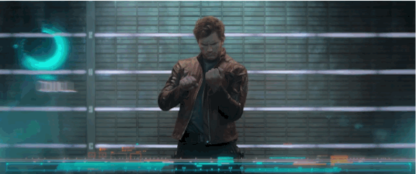 Chris Pratt GIF. Guardians of the galaxy Gifs Filmsterren Chris pratt Middelvinger 