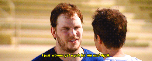 Chris Pratt GIF. Tv Gifs Filmsterren Chris pratt Parks and recreation 