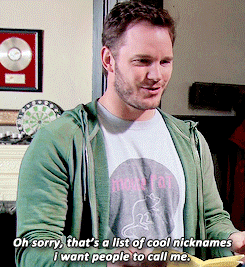Chris Pratt GIF. Tv Gifs Filmsterren Chris pratt Parks and recreation 