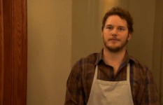 Chris Pratt GIF. Wow Gifs Filmsterren Chris pratt Geschokt Woah Plotselinge besef Parks and recreation Andy dwyer 