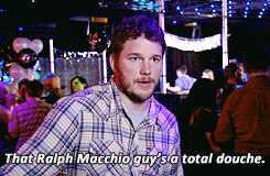 Chris Pratt GIF. Televisie Tv Gifs Filmsterren Chris pratt 4 Parks and recreation 