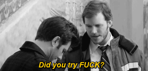 Chris Pratt GIF. Bioscoop Tv Gifs Filmsterren Chris pratt Parks and recreation 