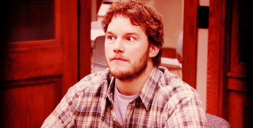 Chris Pratt GIF. Tv Gifs Filmsterren Chris pratt Parks and recreation 