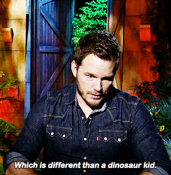 Chris Pratt GIF. Dinosaurus Gifs Filmsterren Chris pratt Jurassic world 