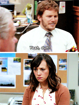 Amy Poehler GIF. Grappig Tv Gifs Filmsterren Amy poehler Chris pratt Parks and recreation Leslie knope Andy dwyer Naa 