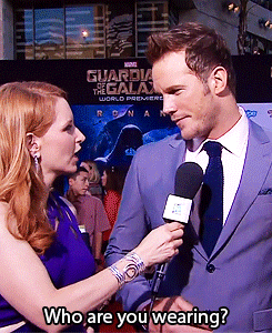 Chris Pratt GIF. Gifs Filmsterren Chris pratt Marvelcastedit Ik houd zoveel van hem zijn dom Gotg premi&egrave;re 