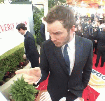 Chris Pratt GIF. Tv Gifs Filmsterren Chris pratt Parks and recreation Andy dwyer 
