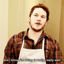 Chris Pratt GIF. Televisie Gifs Filmsterren Chris pratt Parks and recreation Andy dwyer 
