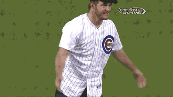 Chris Pratt GIF. Tv Gifs Filmsterren Chris pratt Koel Parks and recreation Andy dwyer 