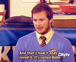 Chris Pratt GIF. Tv Gifs Filmsterren Chris pratt Parks and recreation Andy dwyer 