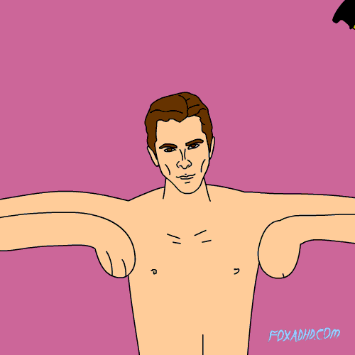 Christian Bale GIF. Film Films en series Gifs American psycho Filmsterren Christian bale 