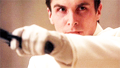 Christian Bale GIF. Films Gifs Filmsterren Christian bale De bloemen van de oorlog 