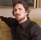 Christian Bale GIF. Films Gifs Filmsterren Christian bale De bloemen van de oorlog 