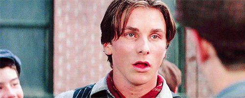 Christian Bale GIF. Gifs Filmsterren Christian bale Newsies Kenny ortega 
